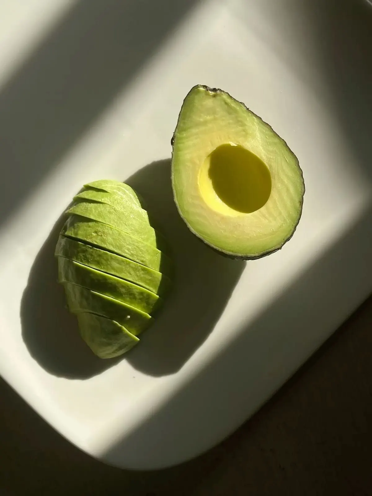 Aguacate sliced